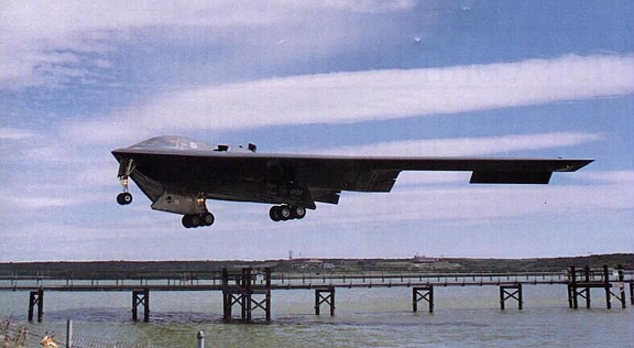 b 2 bomber landing in grand prairie