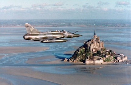 air French Mirage2000D Mont St Michel