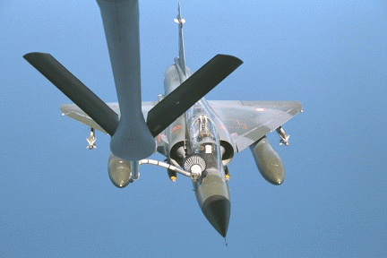 air French Mirage 2000D Refuelling