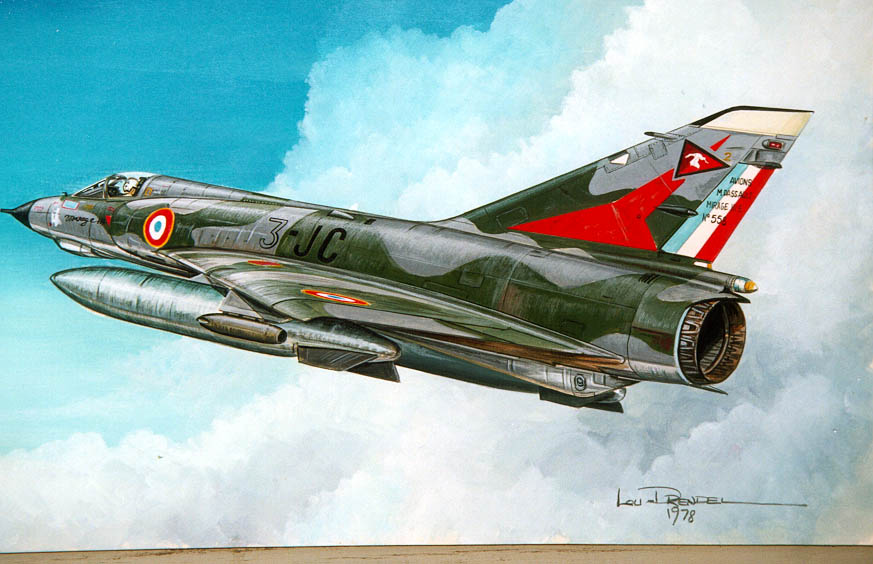 air French Painting Mirage IIIC